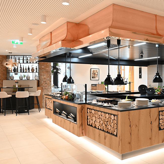 Familienbuffet im Restaurant VITAVESTA